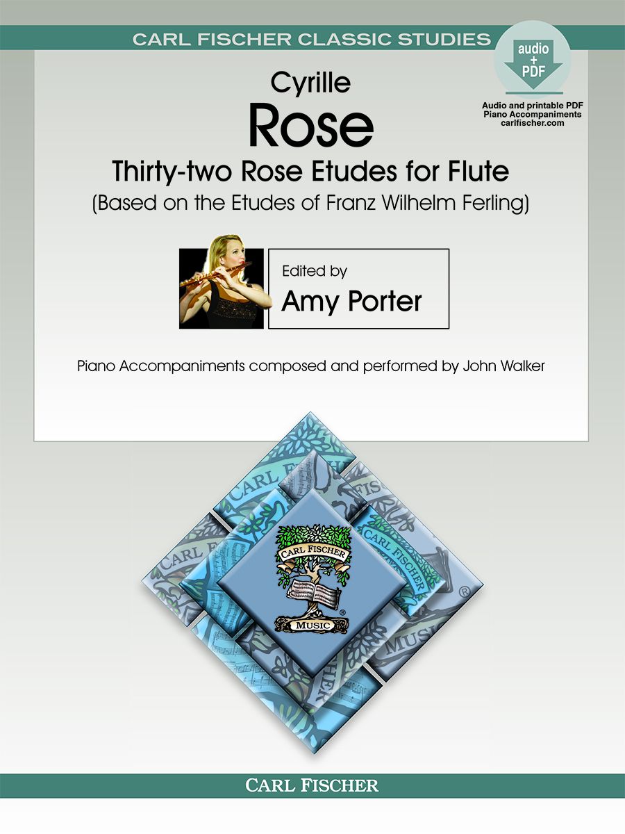 Thirty-two rose etudes for flute: based on the etudes of franz wilhelm ferling.