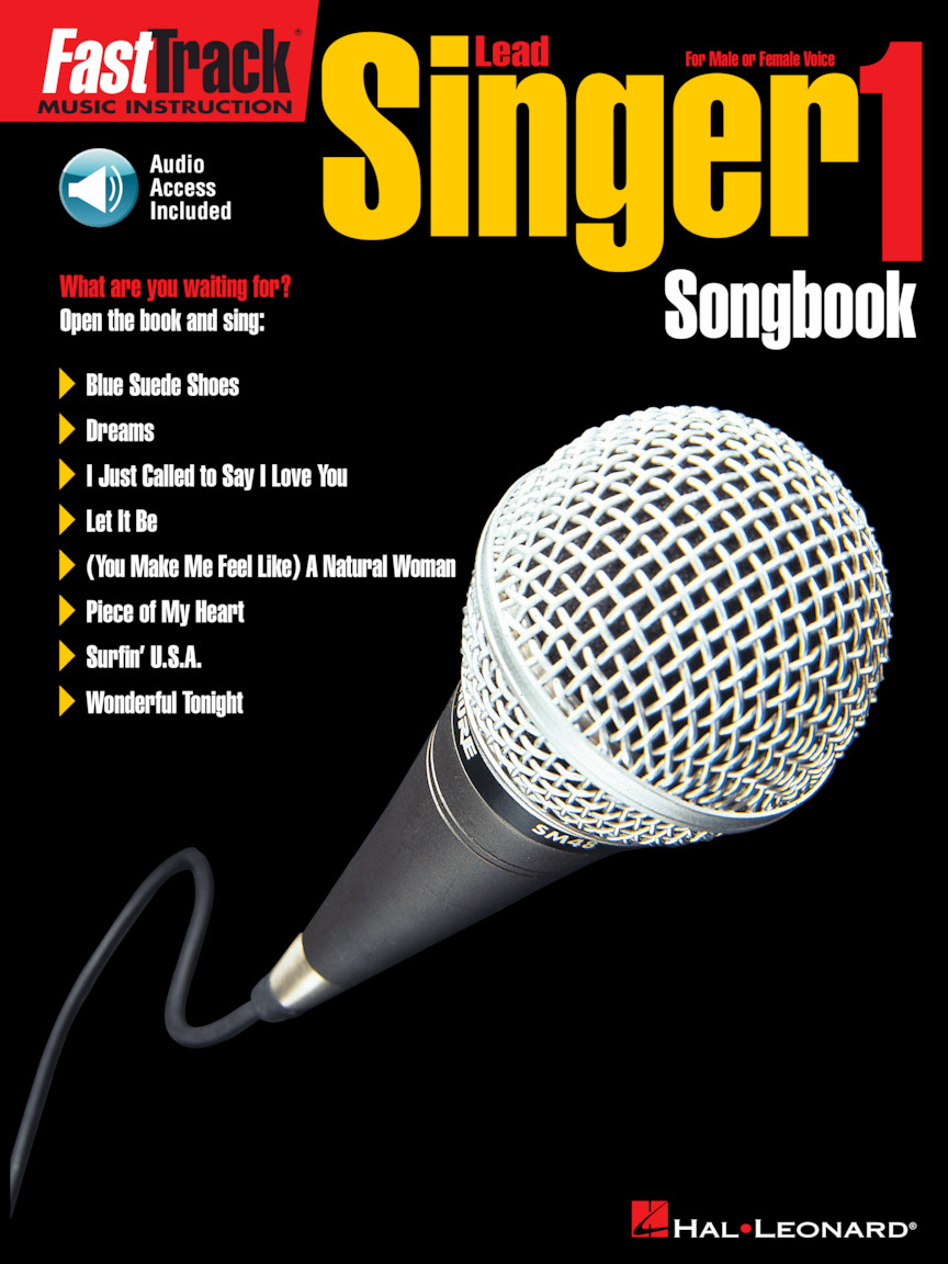Fast track, lead singer for male or female voice songbook 1.
