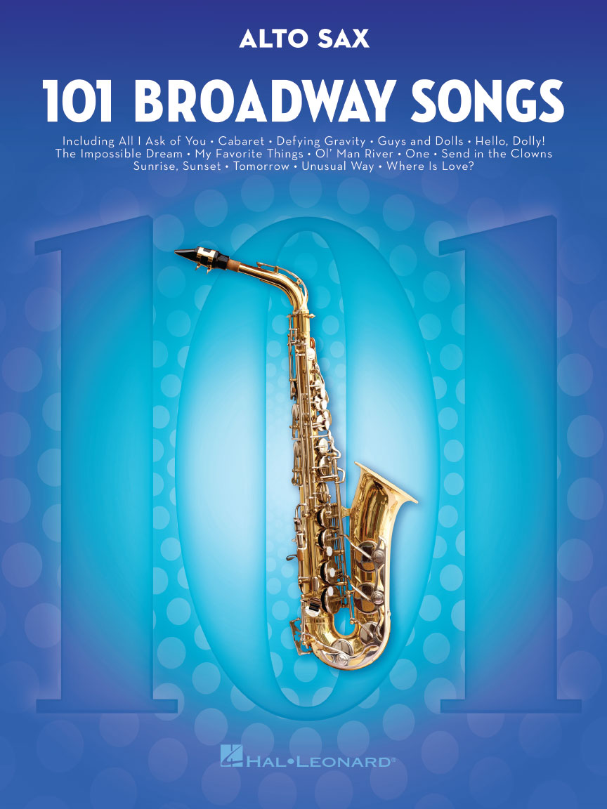 101 broadway songs, (alto sax).