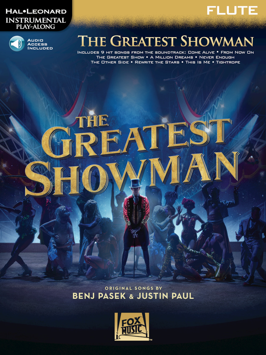 The greatest showman (flute): includes 9 hit songs from the soundtrack.