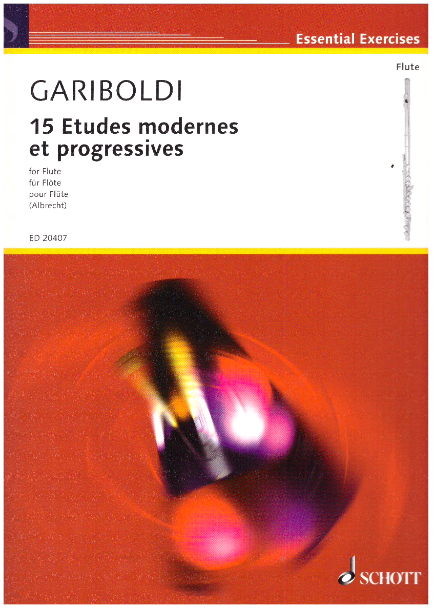 15 etudes modernes et progressives pour flute (ed 20407) / 15 estudios modernos y progresivos para flauta.