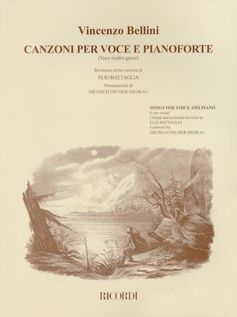 Canzoni per voce e pianoforte (voce medio-grave) / songs for voice and piano (medium voice) / canciones para voz y piano (voz media).