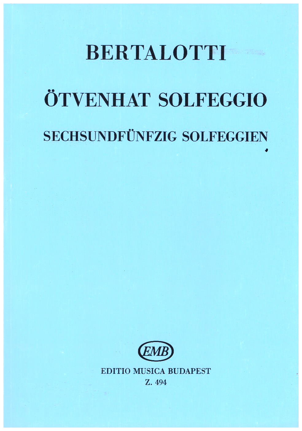 Fifty-six solfeggi / 56 solfeggi.