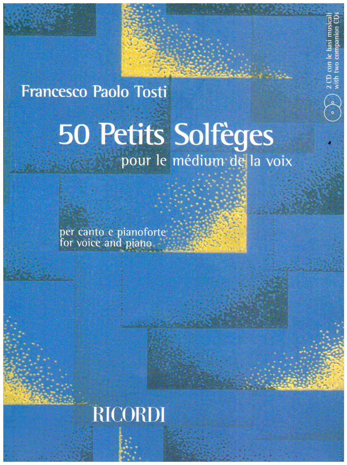 50 petits solfeges pour le medium de la voix, per canto e pianoforte.
