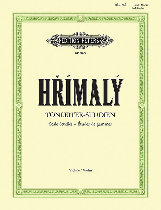 J. hrimaly: scale studies for violin / tonleiter - studien fur violine.