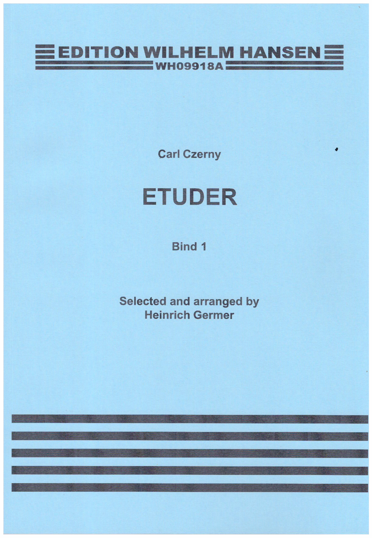 Etuder bind 1, ausgewahlte klavier etuden / etudes book 1, selected pianoforte edtudes.
