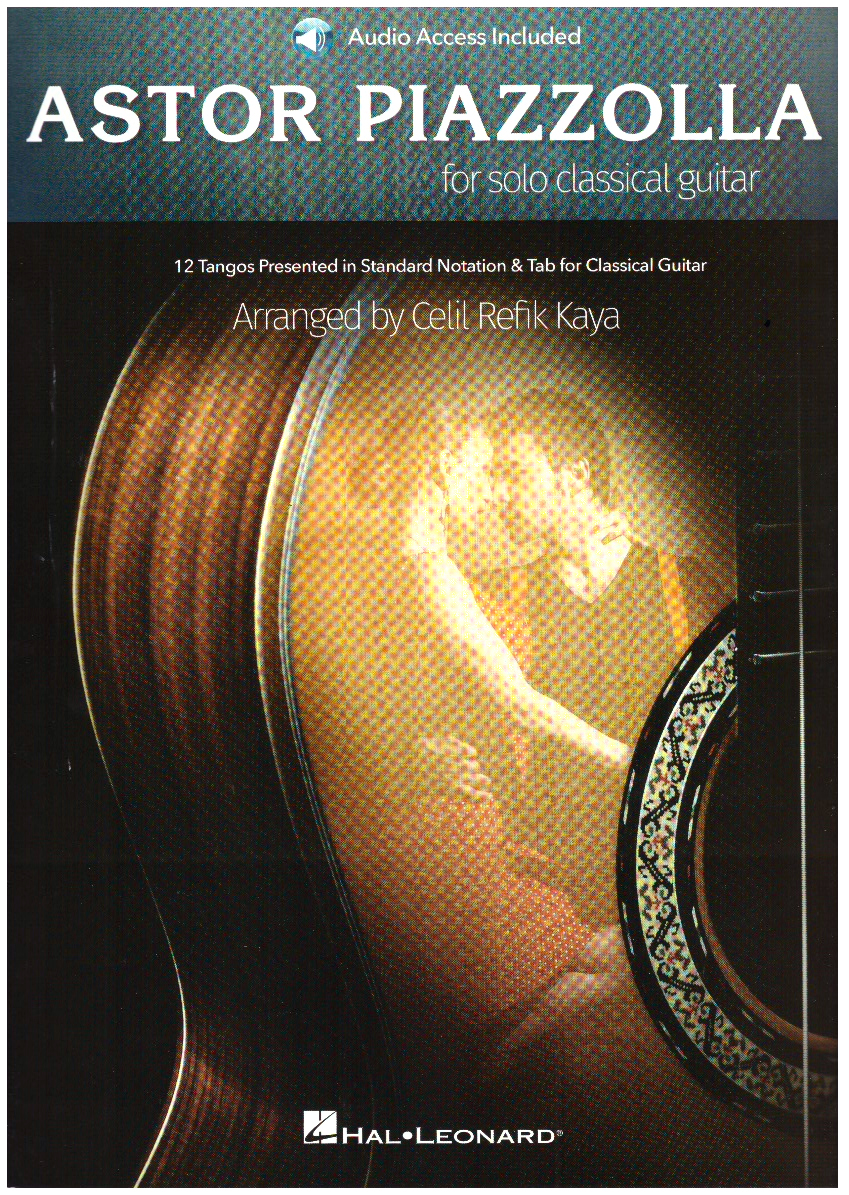Astor piazzolla for solo classical guitar: 12 tangos presented in standard notation & tab for classical guitar.