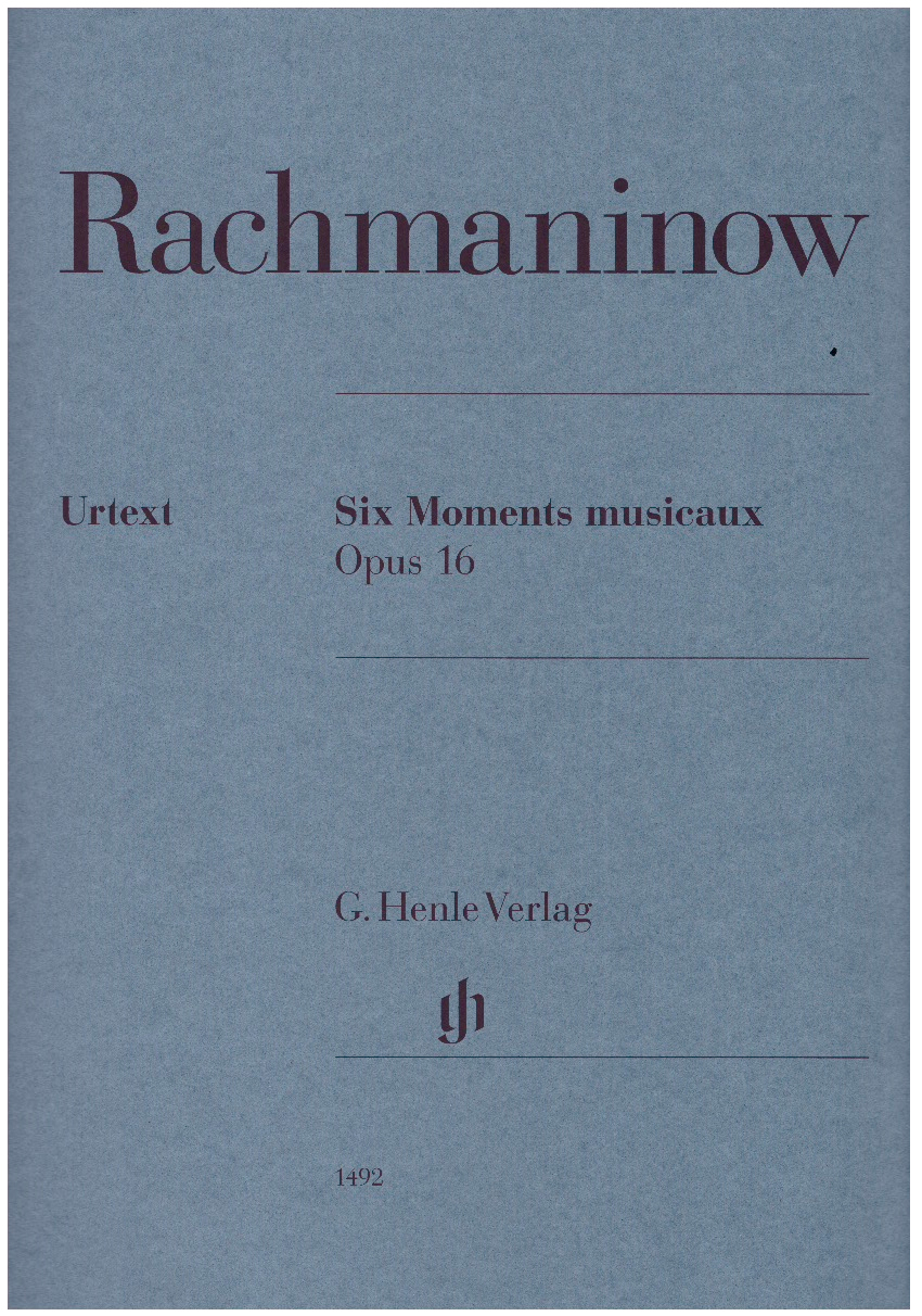 Six moments musicaux opus 16 hn-1492 (urtext) / seis momentos musicales op.16 para piano.