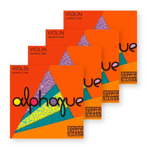 Cuerdas para violin alphayue 1/2 synthetic core (al100).