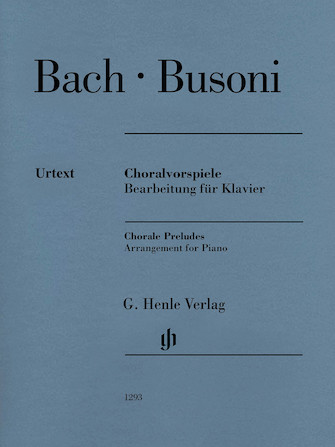 Choralvorspiele bearbeitung fur klavier hn-1293 (urtext) / chorale preludes arrangement for piano.