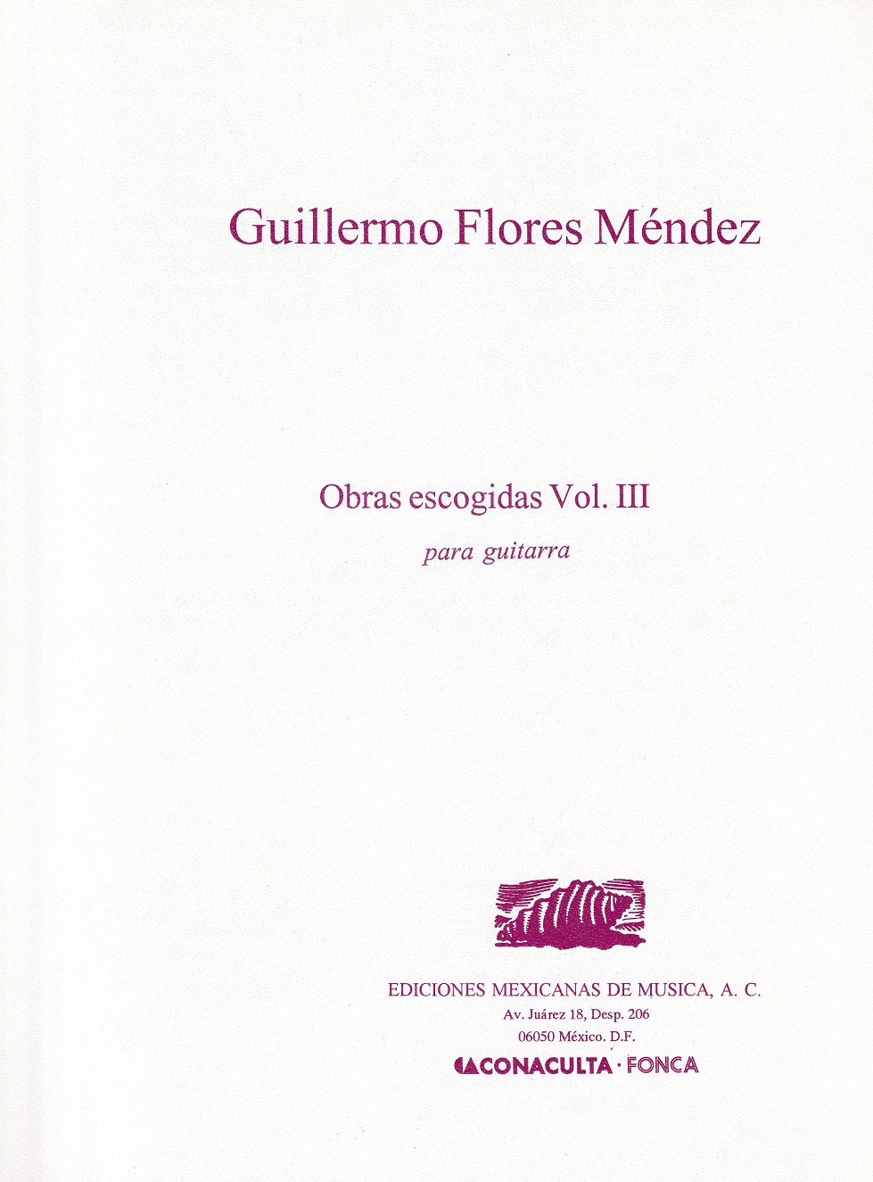 Obras escogidas vol.iii para guitarra.