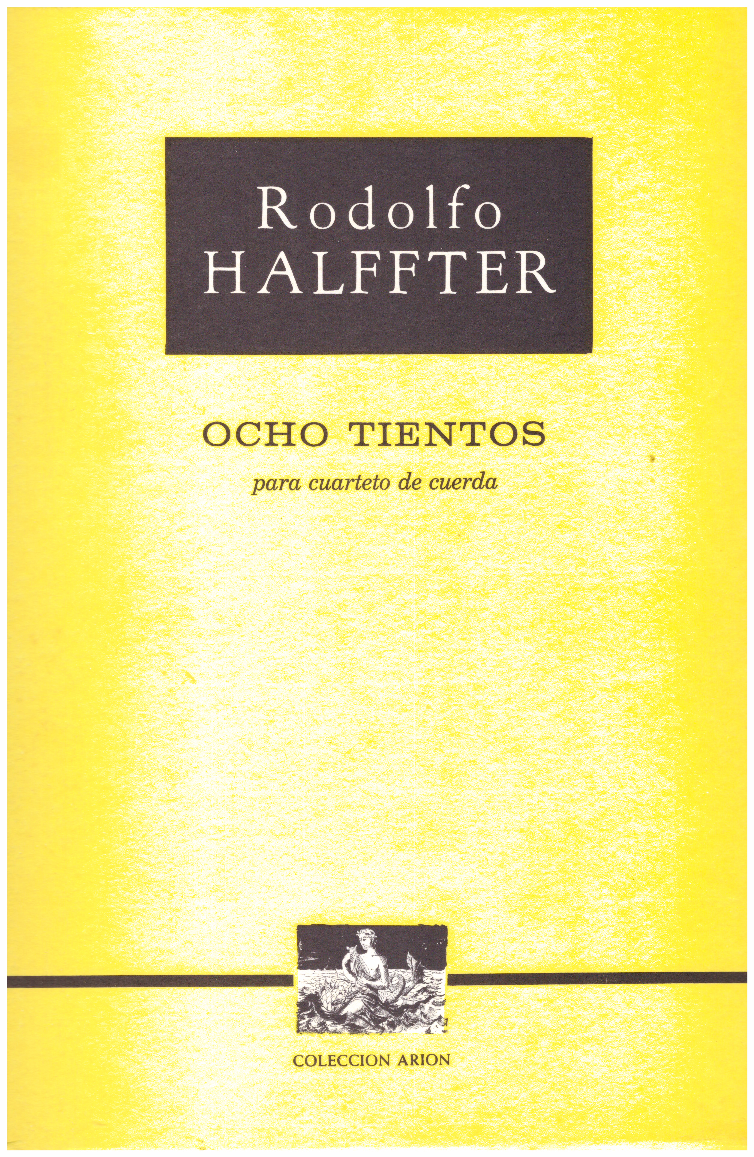 Ocho tientos para cuarteto de cuerda (partes).